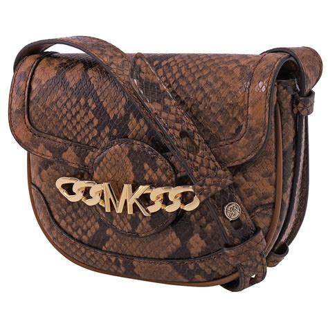 michael kors snakeskin crossbody price|Michael Kors Snakeskin Effect Saddle C.